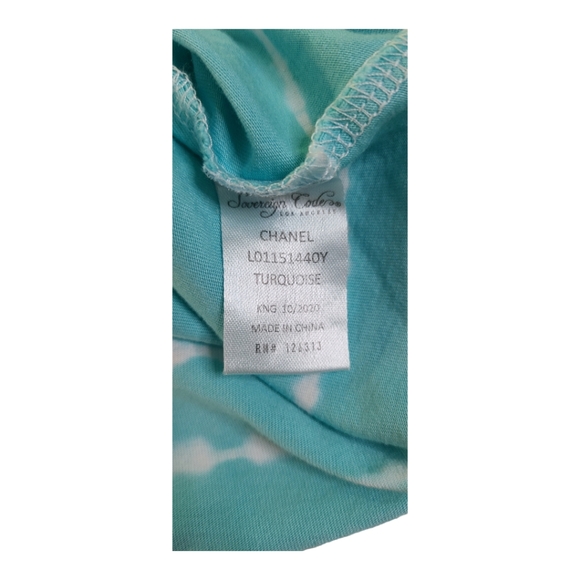 Sovereign☆Code Turquoise Tiedie Top 12M - Picture 6 of 6